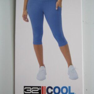 32 Degrees Women's Ladies' Active Crop Tight, Lolite Purple, Size- XL (1380)